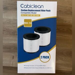 Cabiclean Carbon Replacement Filter 2 Pack